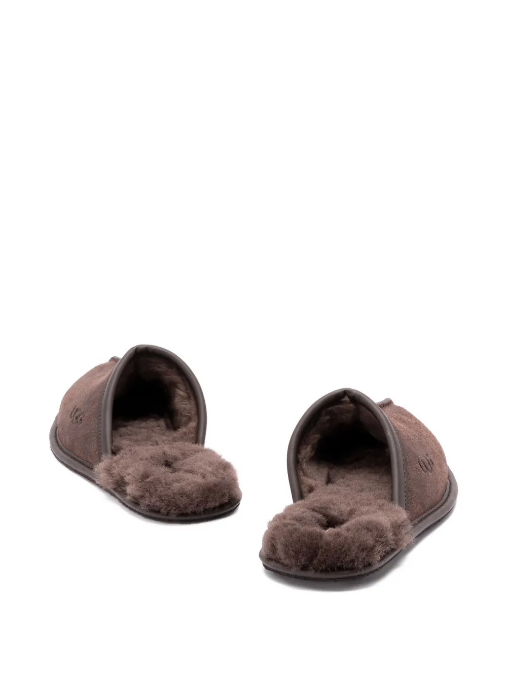 Замшевые слиперы UGG, коричневый — фото 2
