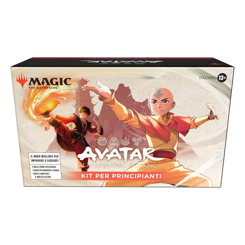 

Набор коллекционных карточек Wizards Of The Coast Magic The Gathering Avatar The Last Airbender Beginner Box Case (3 пачки) на итальянском языке, прозрачный