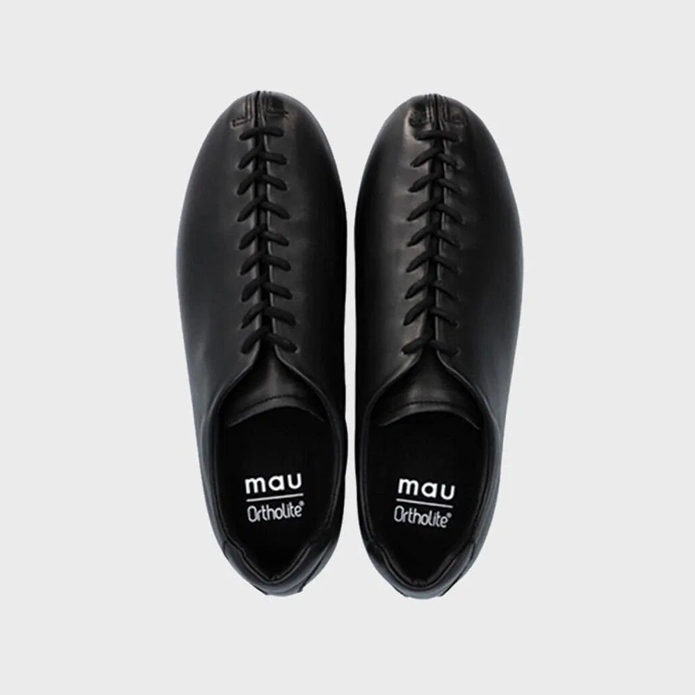 Мужские чёрные дерби Flat от Mau — фото 4