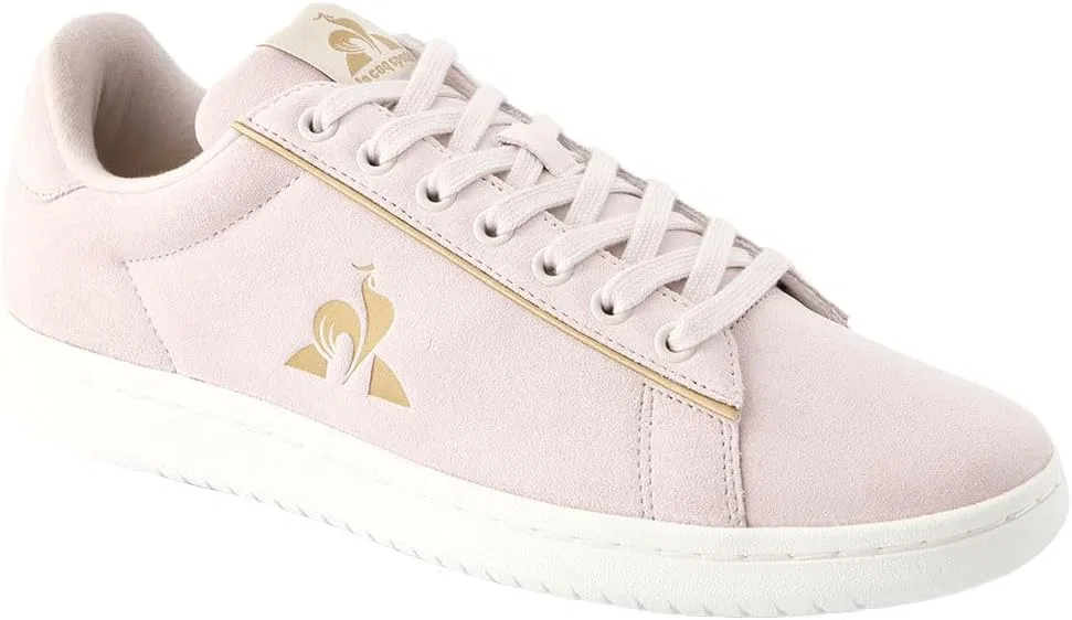 Кроссовки Le Coq Sportif Unisex LCS Court Clean Suede Wind Chime/Old Br Sneaker, Wind Chime Old Brass