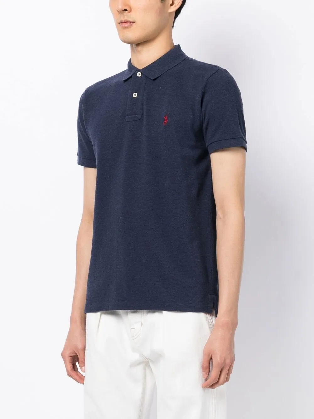 Рубашка поло с короткими рукавами Polo Ralph Lauren, синий — фото 3