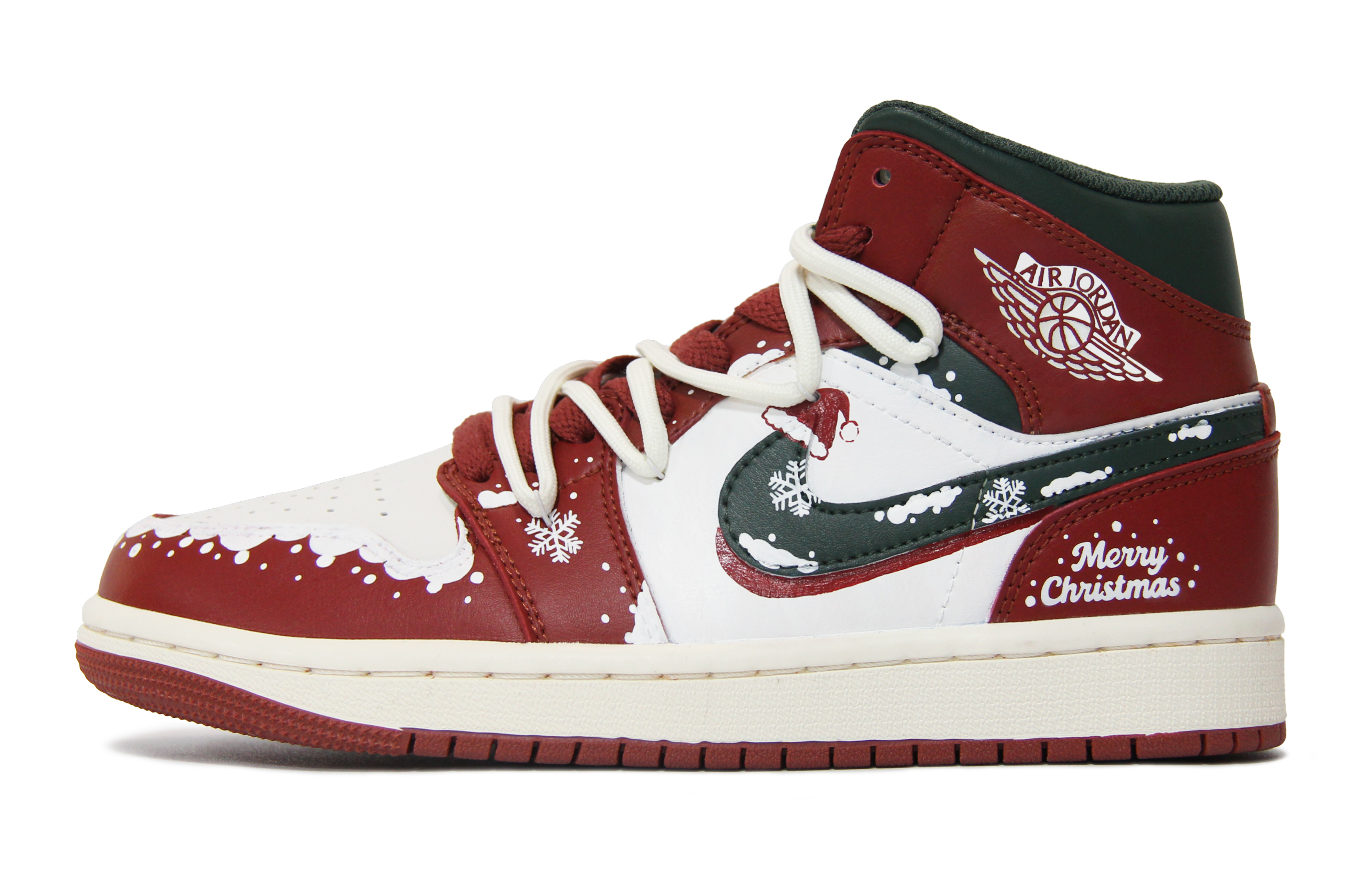 

Jordan Кроссовки Air 1 Vintage Unisex Mid top Red/White/Green
