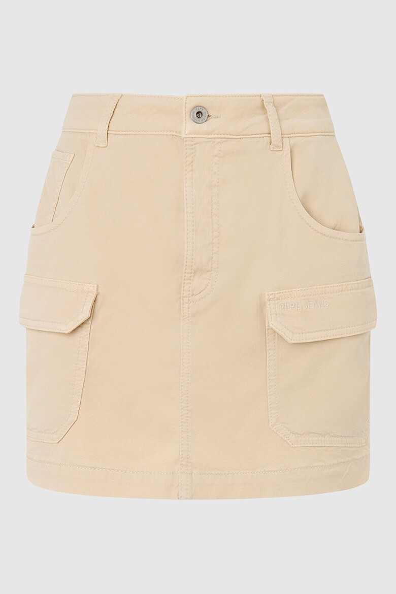 

Короткая юбка с завышенной талией Pepe Jeans London, желтый