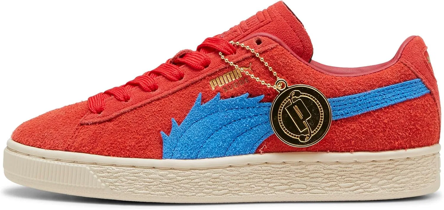 Кроссовки PUMA Suede One Piece 39652001, 2-Red For All Time Ultra Blue