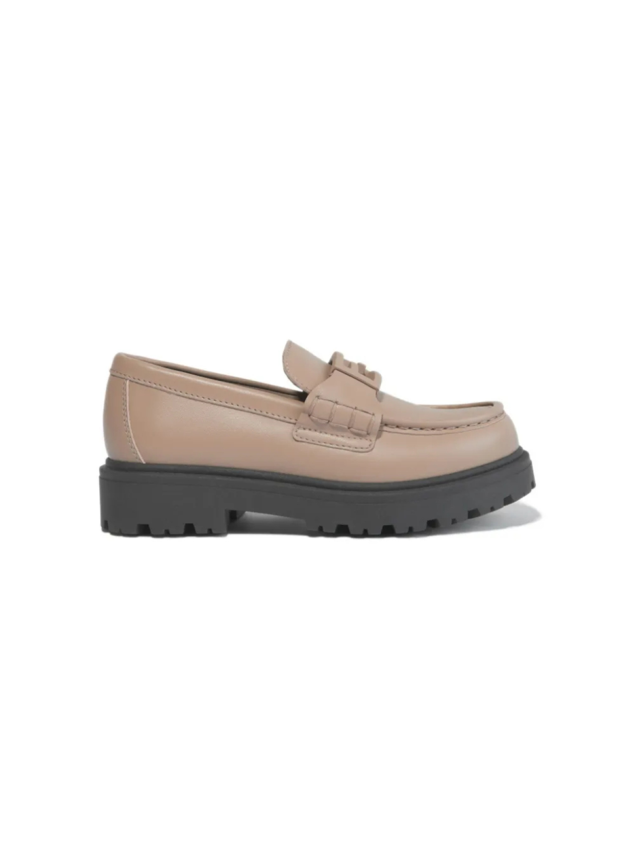 

Лоферы с логотипом Fendi Kids, нейтральный