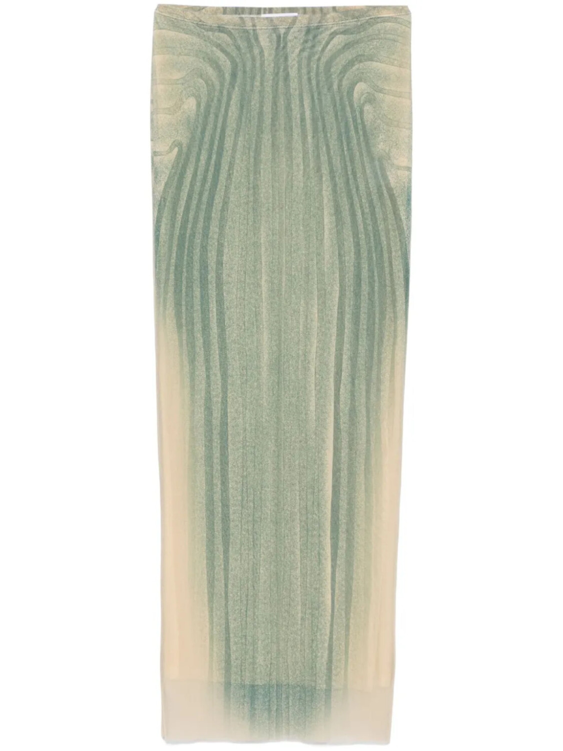 

Юбка макси Jean Paul Gaultier Spiral, синий