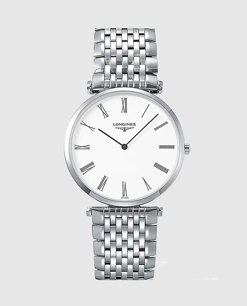 

Longines La Grande Classique L47554116 стальные мужские часы, серебрянный