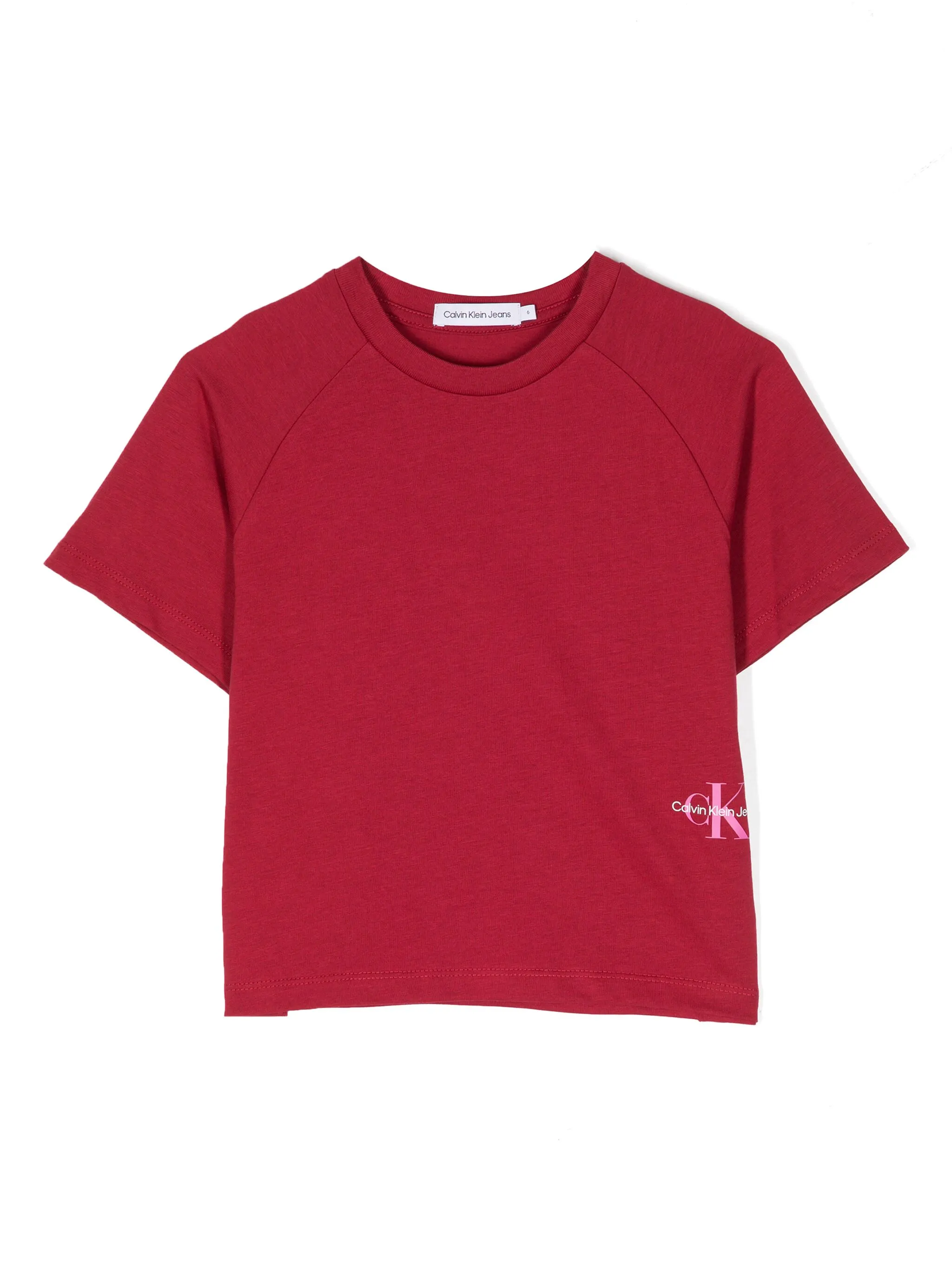 

Футболка с логотипом Calvin Klein Kids, красный