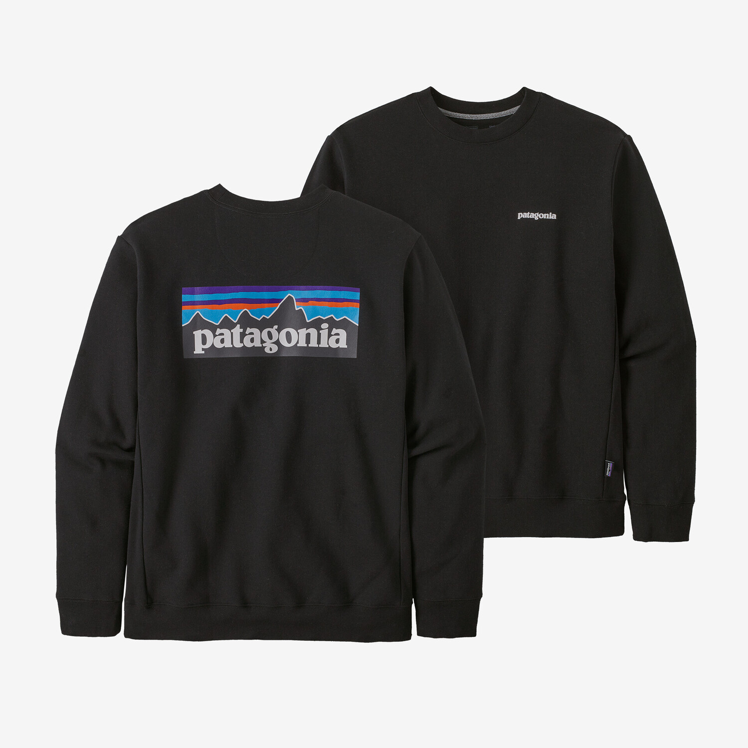 

Толстовка с логотипом P-6 Uprisal Crew Patagonia, черный