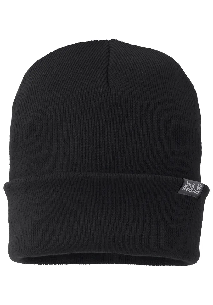 

Вязаная шапка Jack Wolfskin "RIB HAT", черный