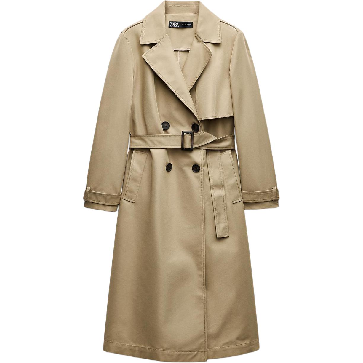 

Тренч женский светло-бежевый ZARA