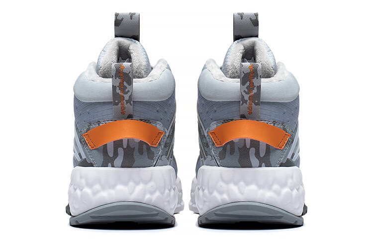 Кроссовки LINING YOUNG Kids Lifestyle Shoes GS Mid-top Emeroxine/intergray, черный/коричневый — фото 4