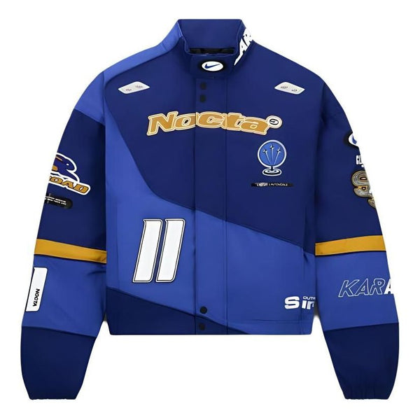 

Куртка x nocta drake l'art racing jacket asia sizing 'deep royal blue' Nike, синий