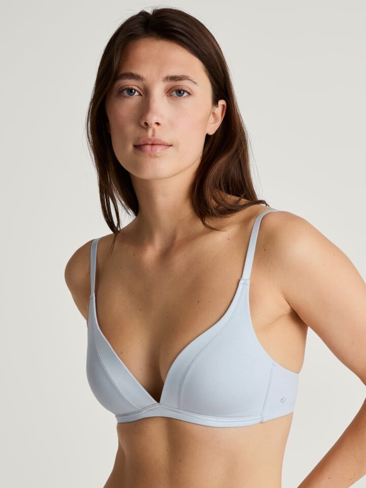 

Бюстгальтер без косточек Calida Triangel-Soft-BH, цвет arctic ice