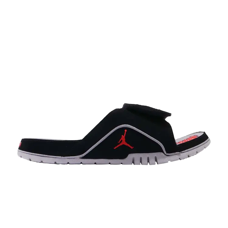 

Кроссовки Air Jordan Jordan Hydro 4 Retro Slide 'Fire Red', черный