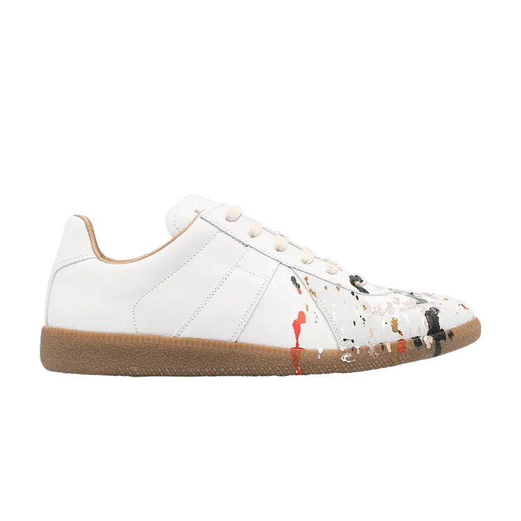 Кроссовки Maison Margiela Maison Margiela Wmns Replica Low 'Paint Splatter - White', белый