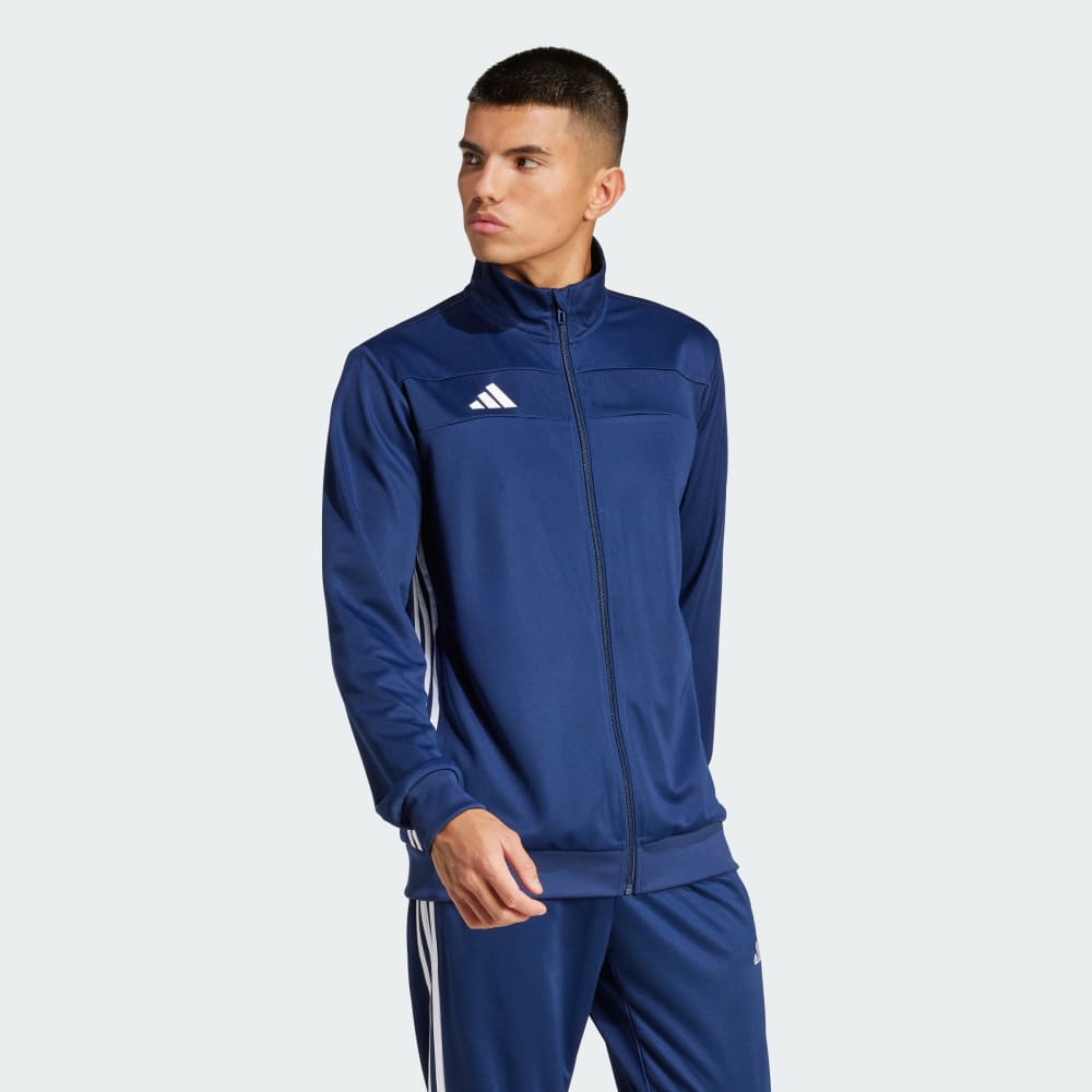 Куртка Adidas Tiro 25 Essentials Training Jacket, цвет Team Navy Blue 2/White — фото 3
