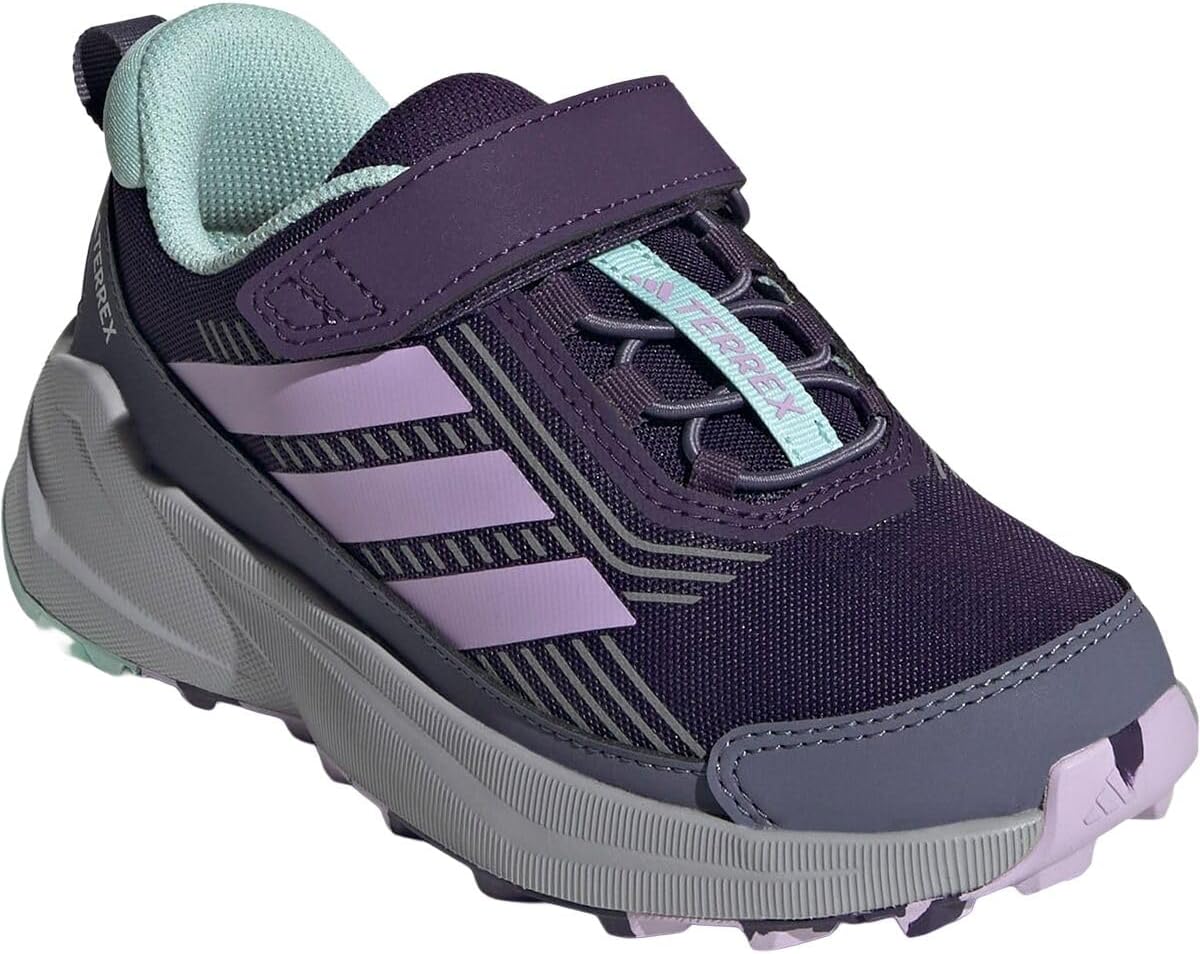 Кроссовки для походов Adidas Terrex Trailmaker 2 для детей и подростков, Aurora Plum/Powder Plum/Semi Flash Aqua — фото 2
