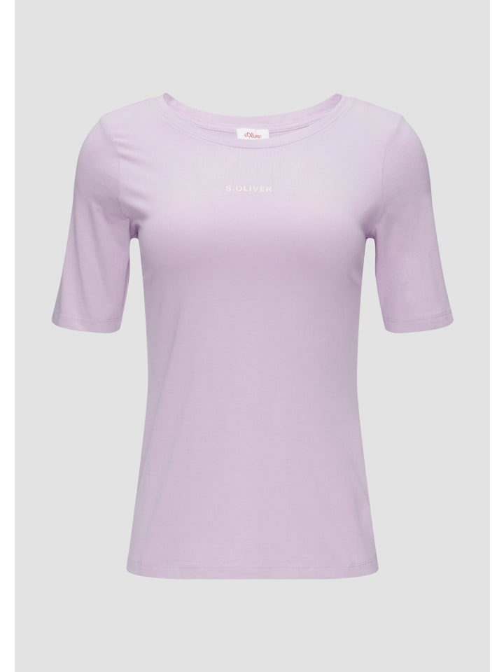 

s.Oliver Футболка цвета 4703_лаванда, Хаки, s.Oliver Футболка цвета 4703_лаванда