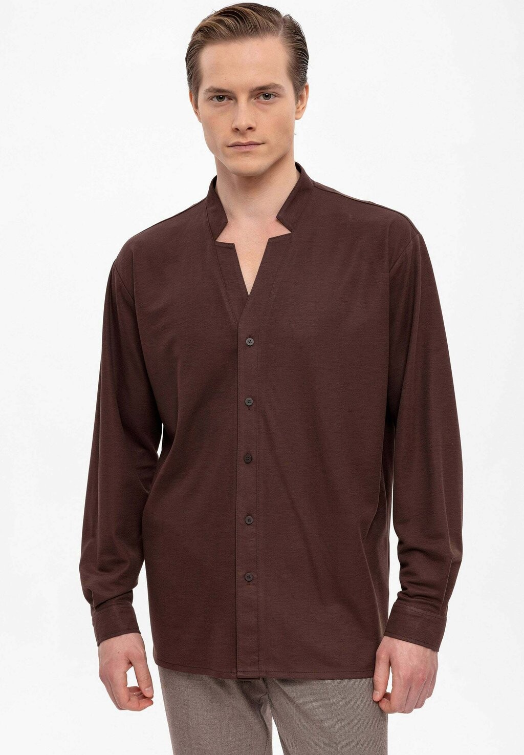 

Рубашка LONG SLEEVE Antioch, цвет dark brown