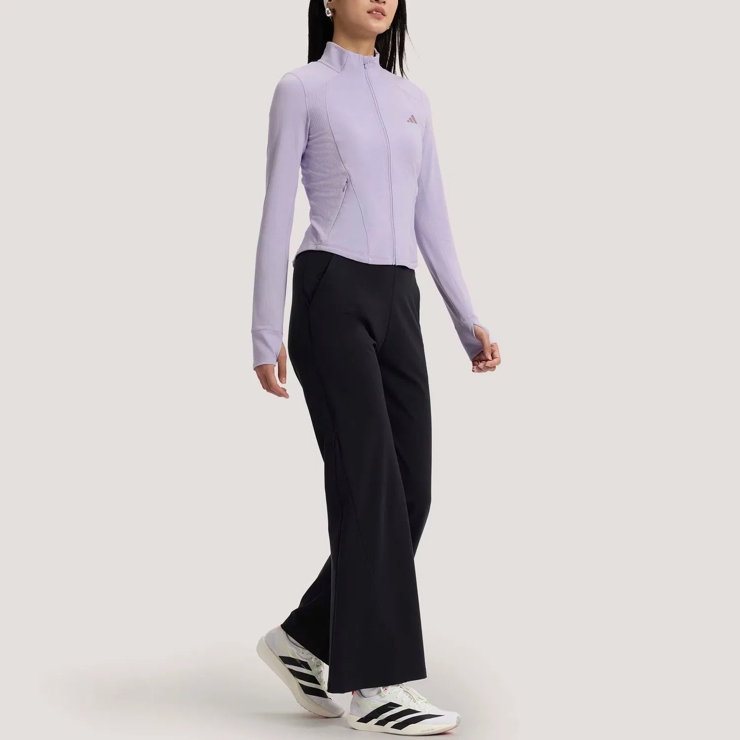 Куртка женская SOFT LUX SLIM Adidas, Light Purple — фото 4