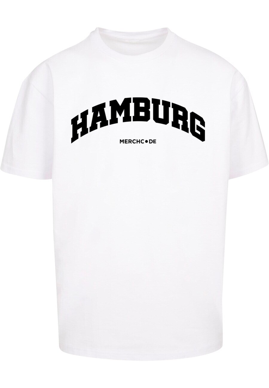 

Футболка Merchcode HAMBURG WORDING, белый