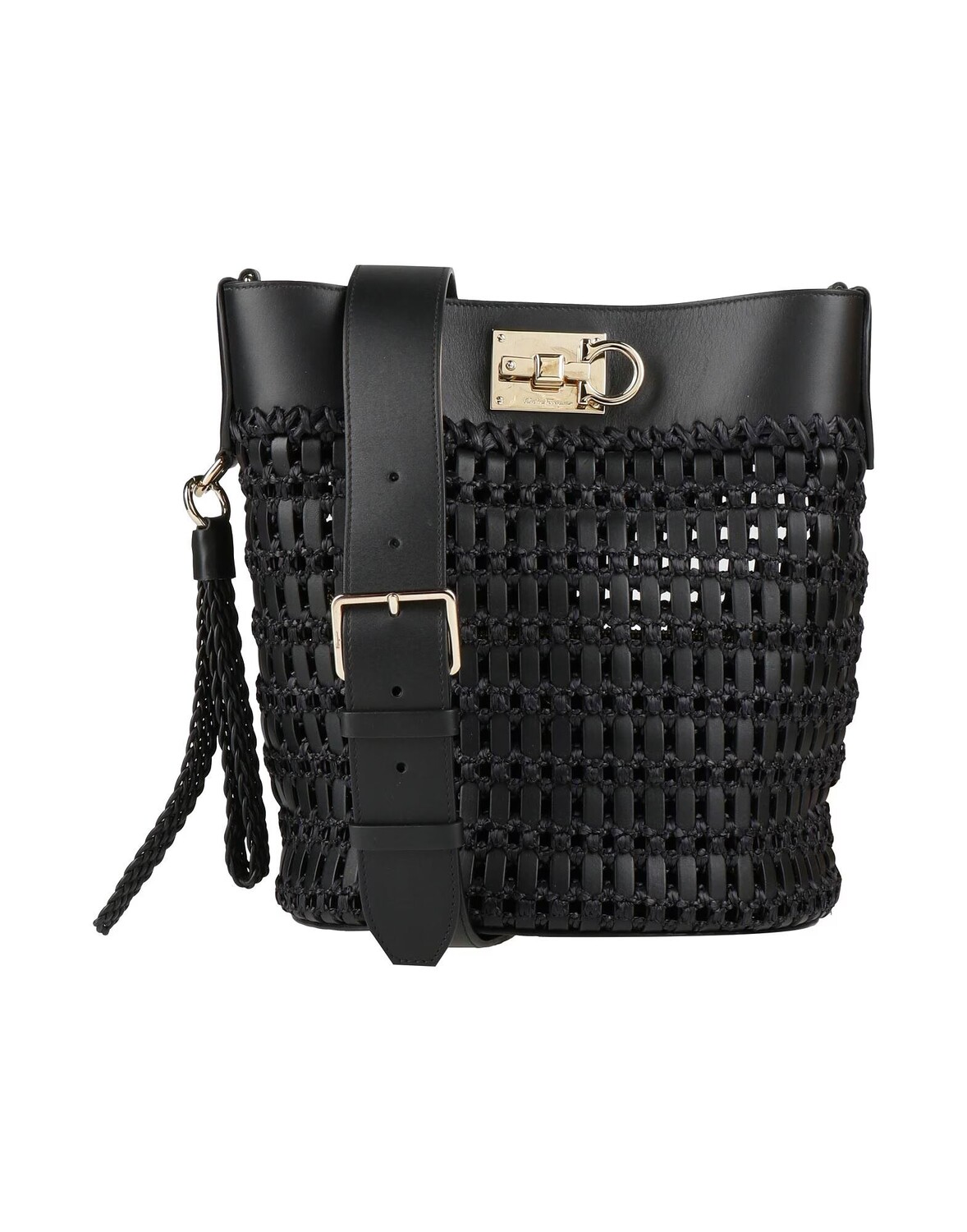 

Сумка через плечо Ferragamo, черный