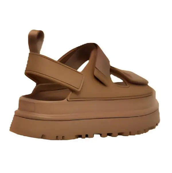 Сандалии золотисто-сияющие сандалии Ugg, коричневый — фото 3