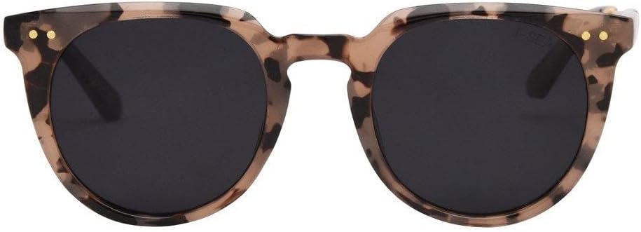 

Женские поляризованные солнцезащитные очки I-SEA Maverick — большие квадратные солнцезащитные очки с устойчивыми к царапинам линзами и поликарбонатной оправой, Blonde Tort