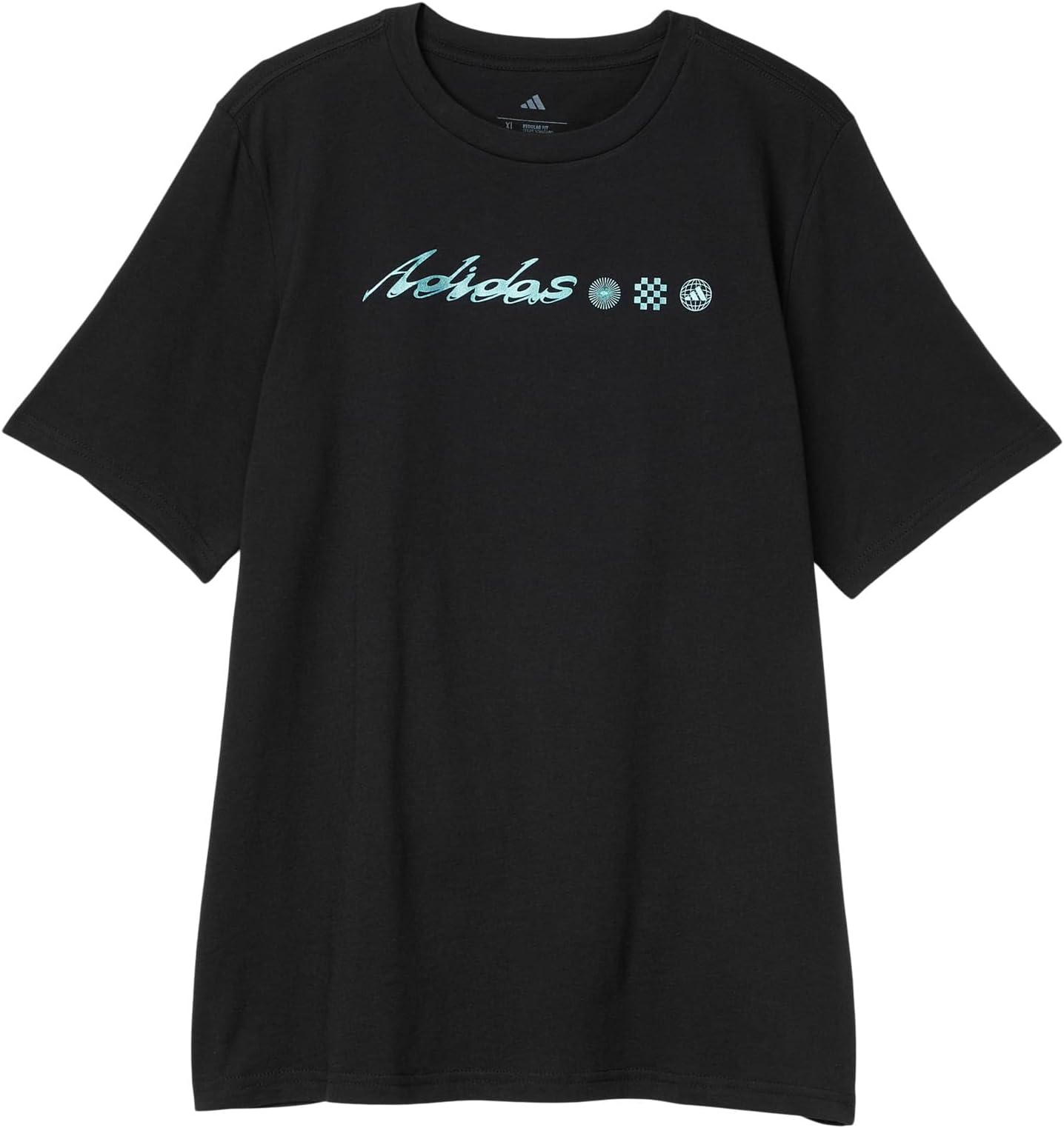 

Футболка с изображением футбольного шлема adidas Kids, Black Adi