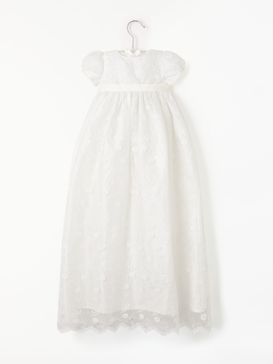 

Детское шелковое кружевное платье из коллекции Heirloom Collection John Lewis Heirloom Collection, крем