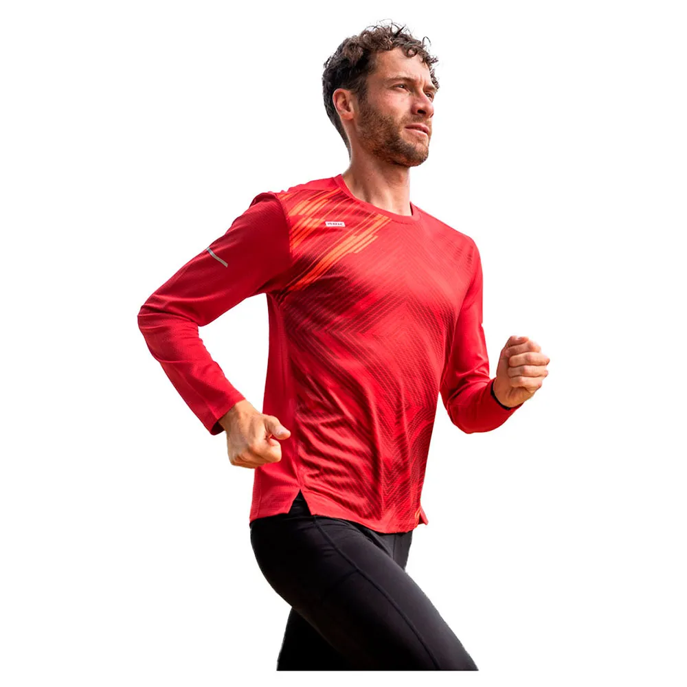 

Футболка 42k Running Vortex Winter long sleeve, красный