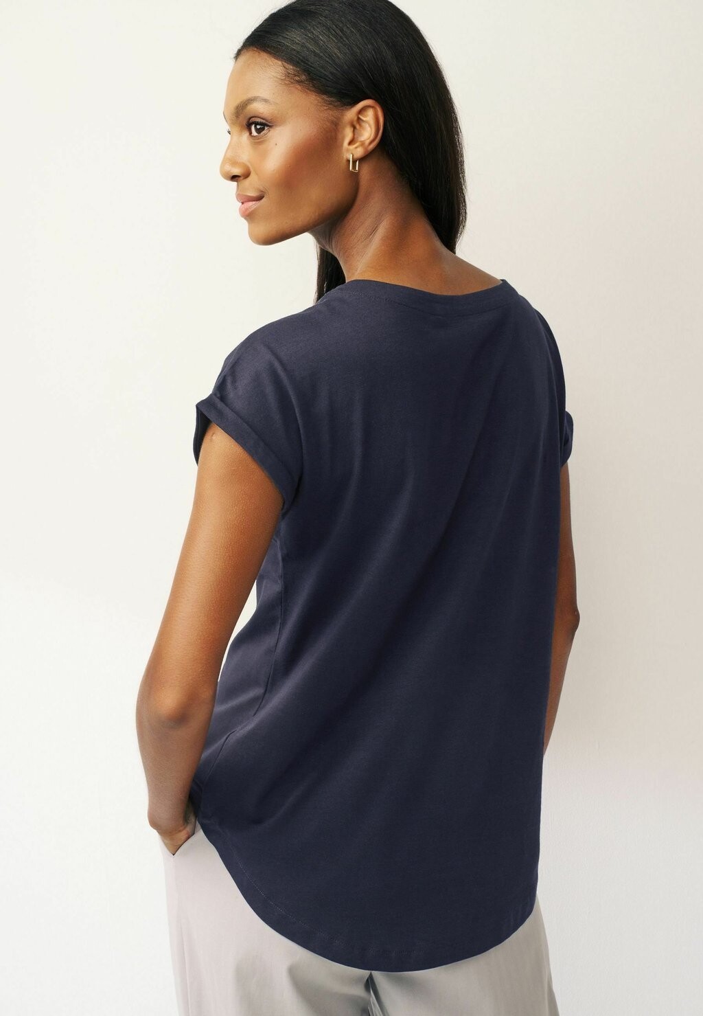 

REGULAR FIT Next, Базовая футболка Next, синий Round Neck