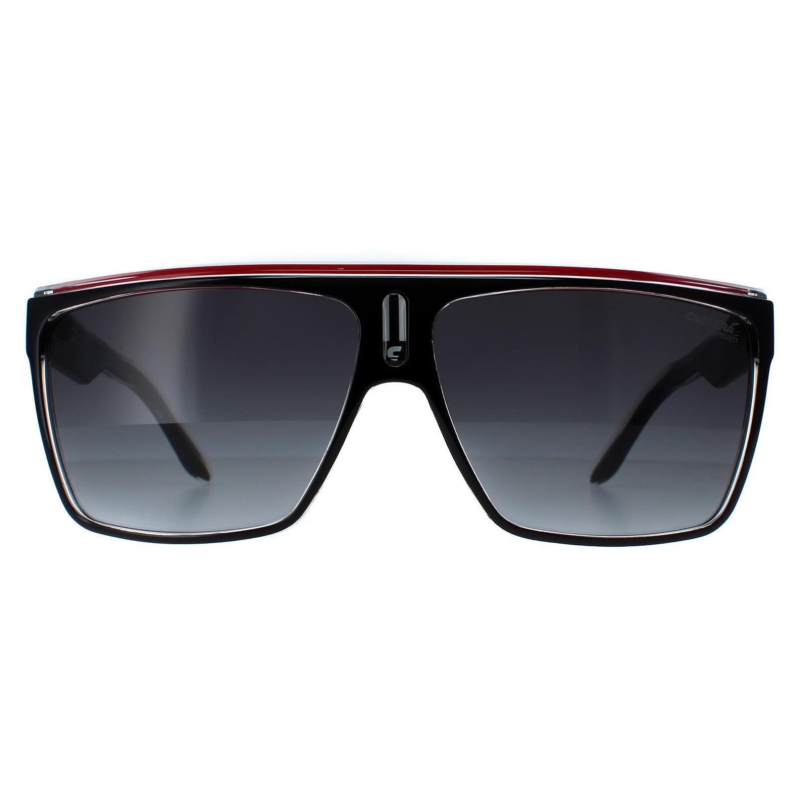 

Солнцезащитные очки Shield Black Red Gold Dark Grey Gradient 22 Carrera, черный