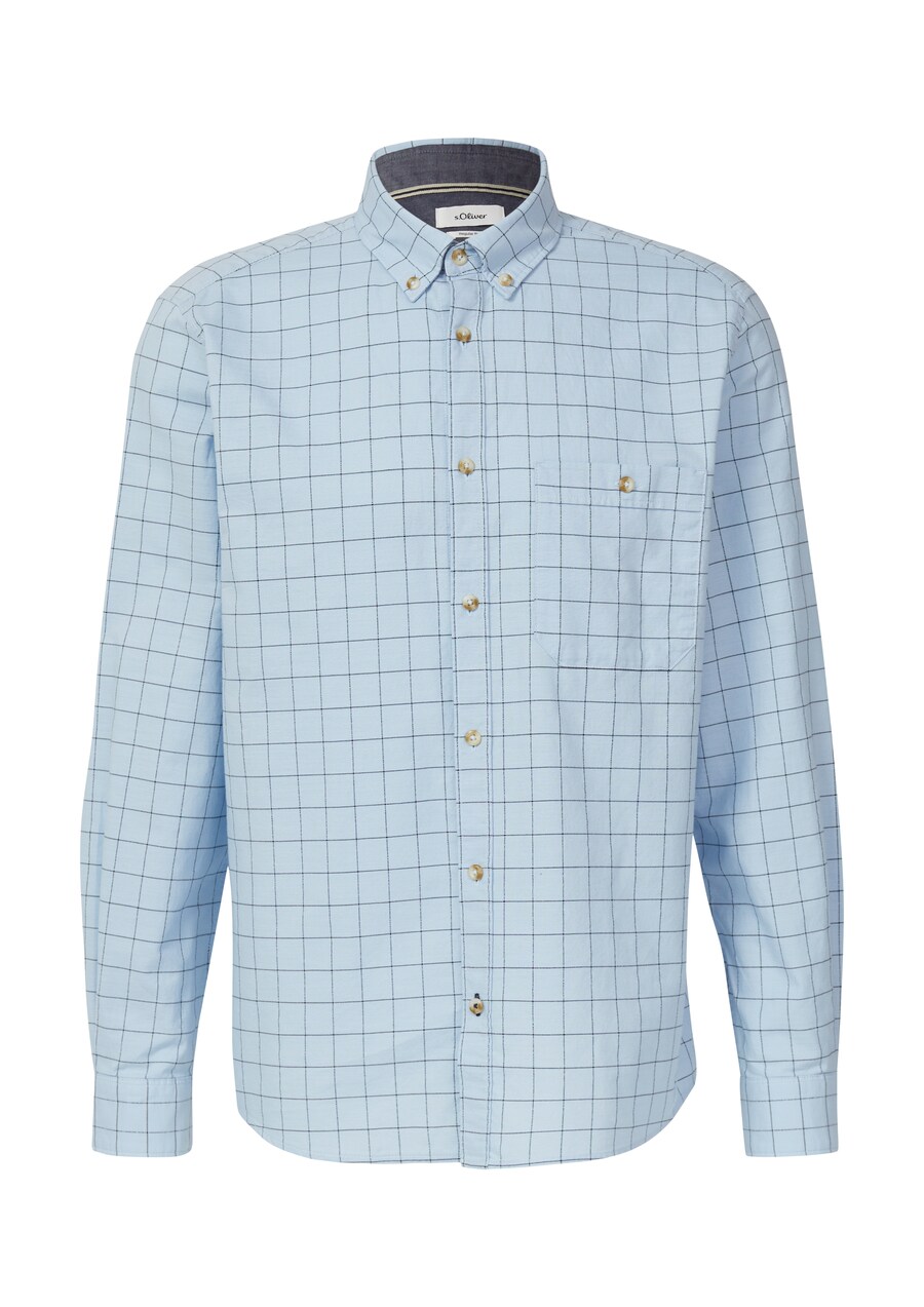 

Рубашка на пуговицах классического кроя s.Oliver, Light blue
