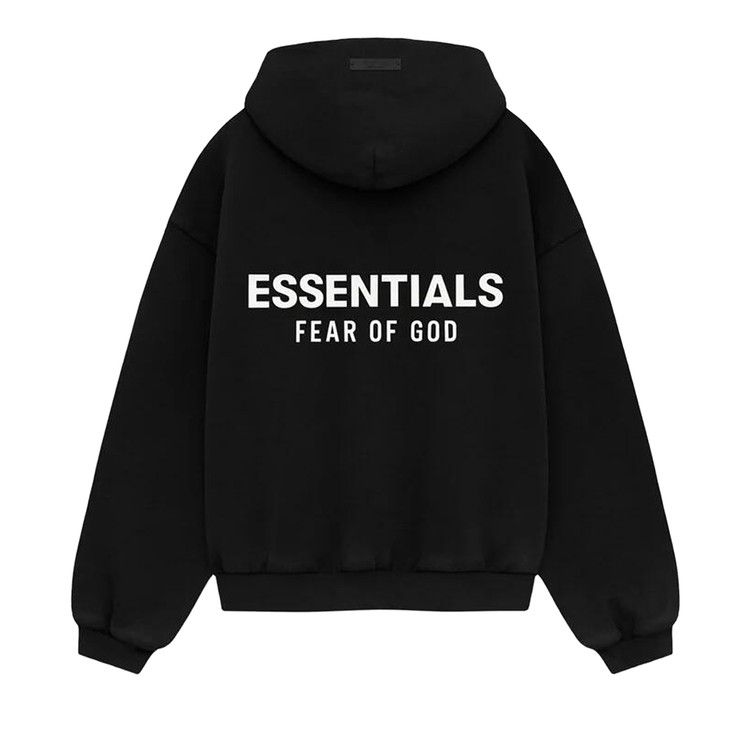 Худи Fear of God Essentials Kids Fleece Hoodie, Black — фото 2