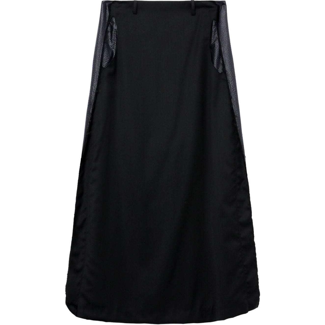 

Повседневная длинная юбка женская черная ADER ERROR