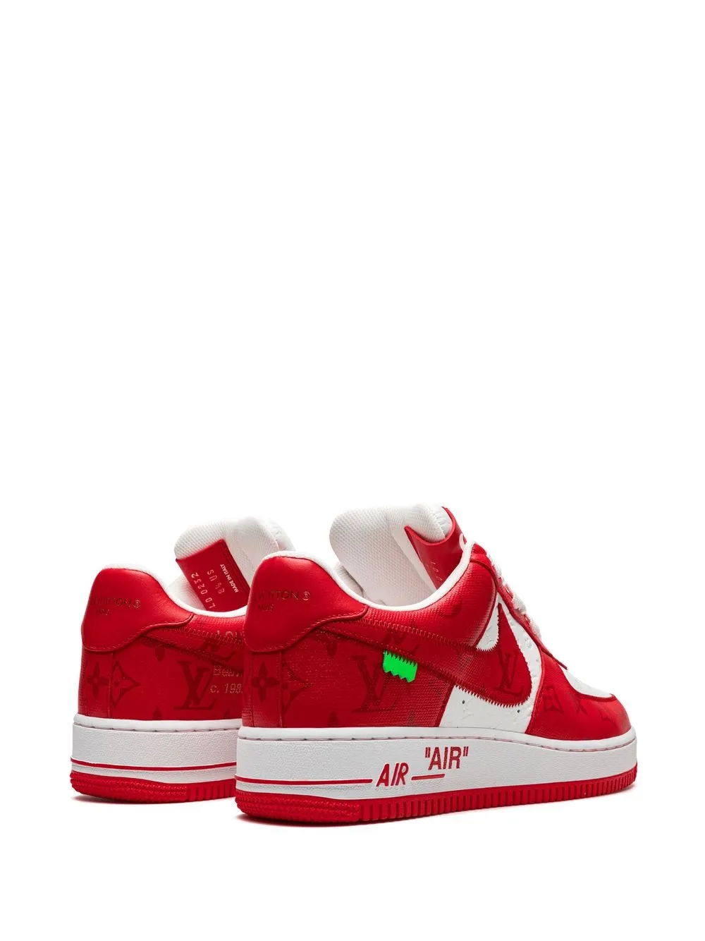 Кроссовки Air Force 1 из коллаборации с Louis Vuitton Nike, красный — фото 3
