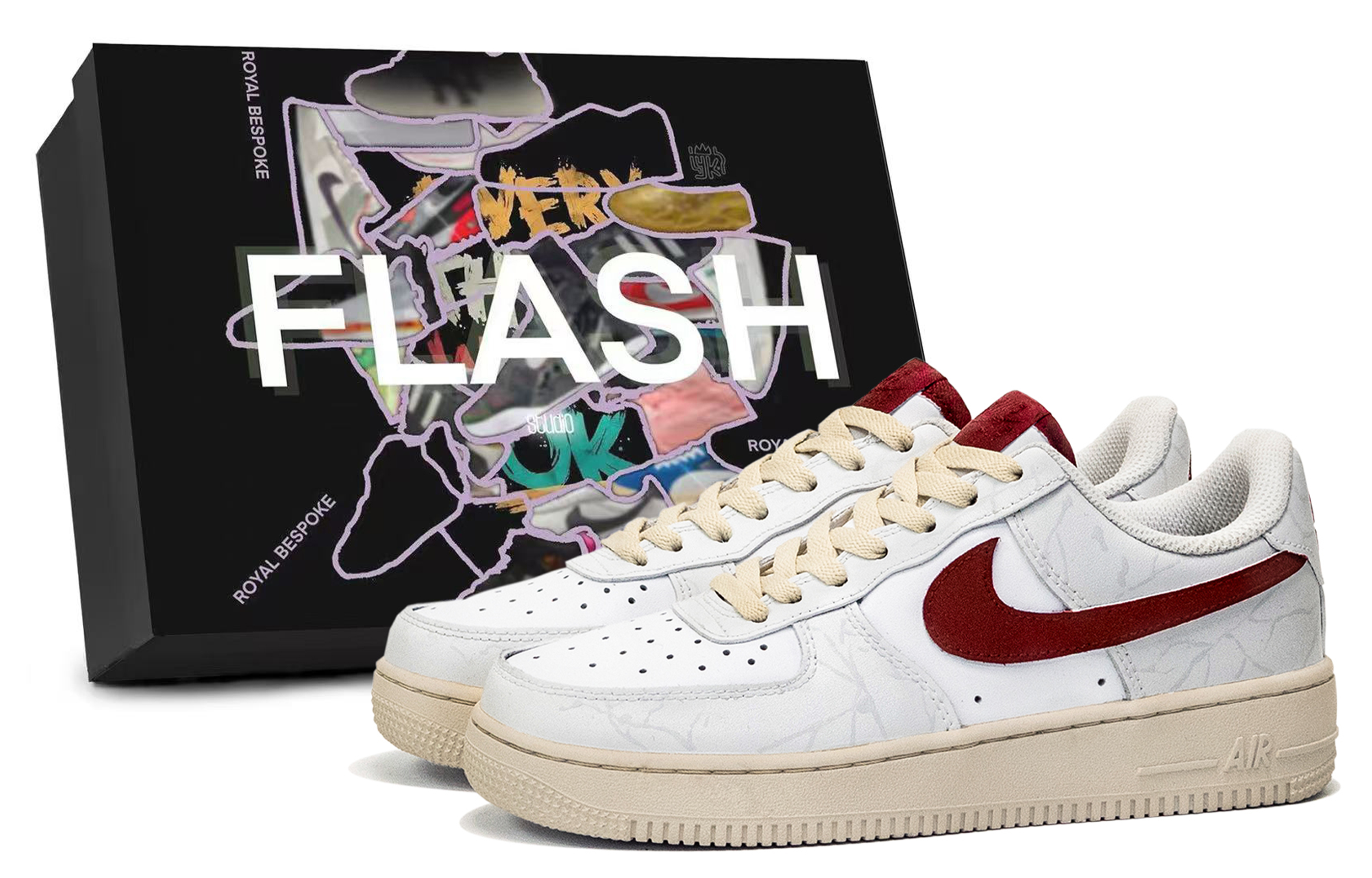 

Кроссовки Air Force 1 Total Frost, Box Included, кожаные, устойчивые к истиранию и скольжению, низкие, для скейтбординга, мужские Nike, серый коричневый