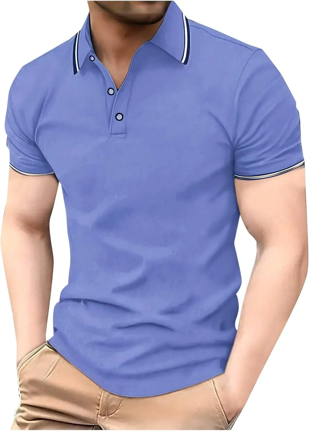 

Мужская поло Slim Fit с коротким рукавом