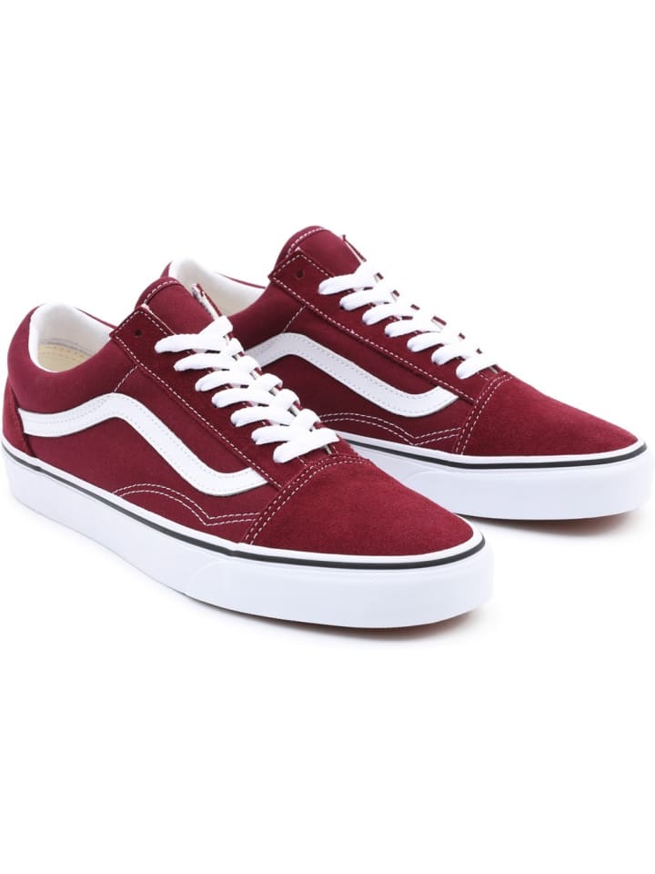 

Кроссовки на шнуровке Vans, красный