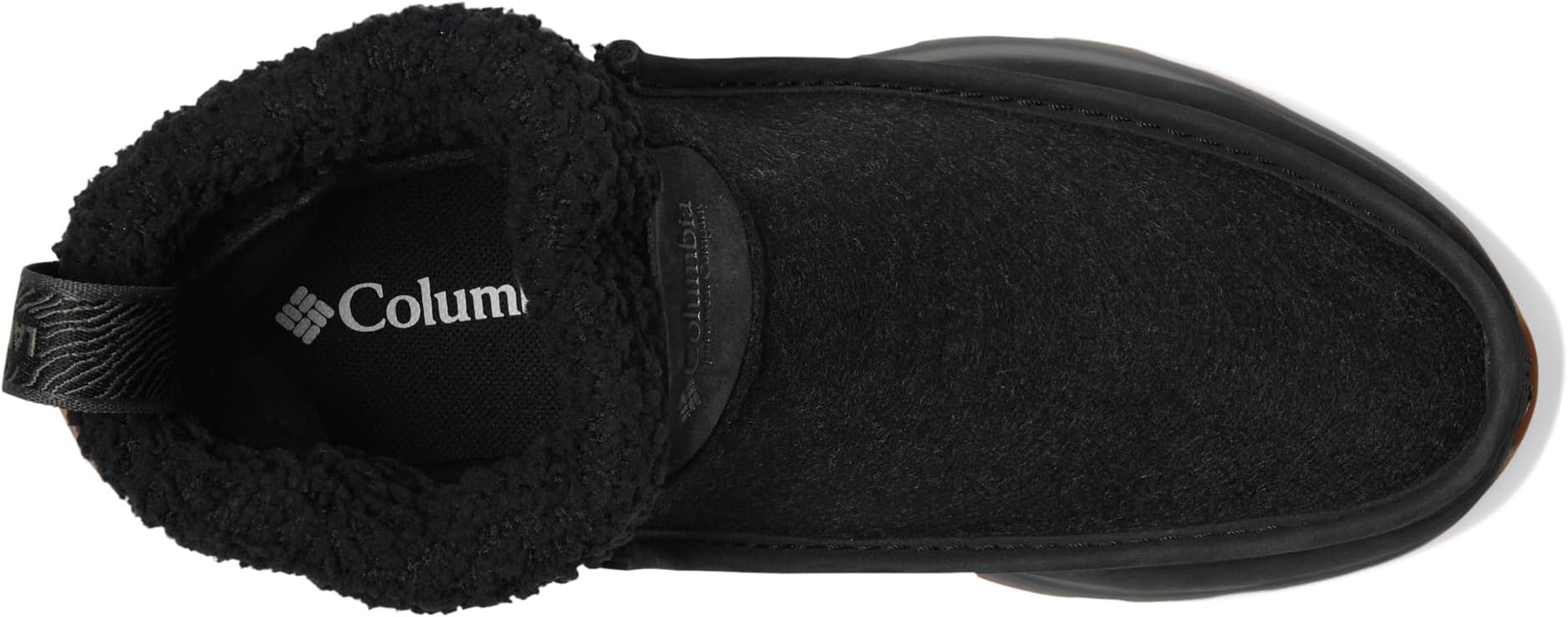Женские ботинки Columbia Landroamer Cozy из нубука и войлока, черный — фото 2