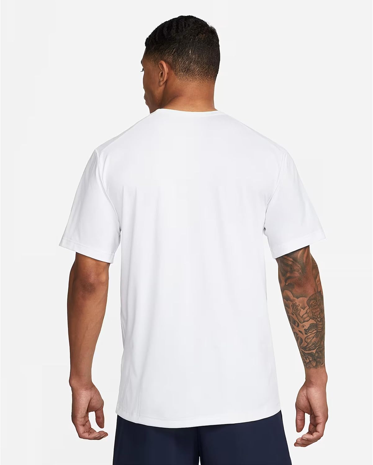 Мужская футболка Nike M NK DF UV Hyverse SS, White/Black — фото 4