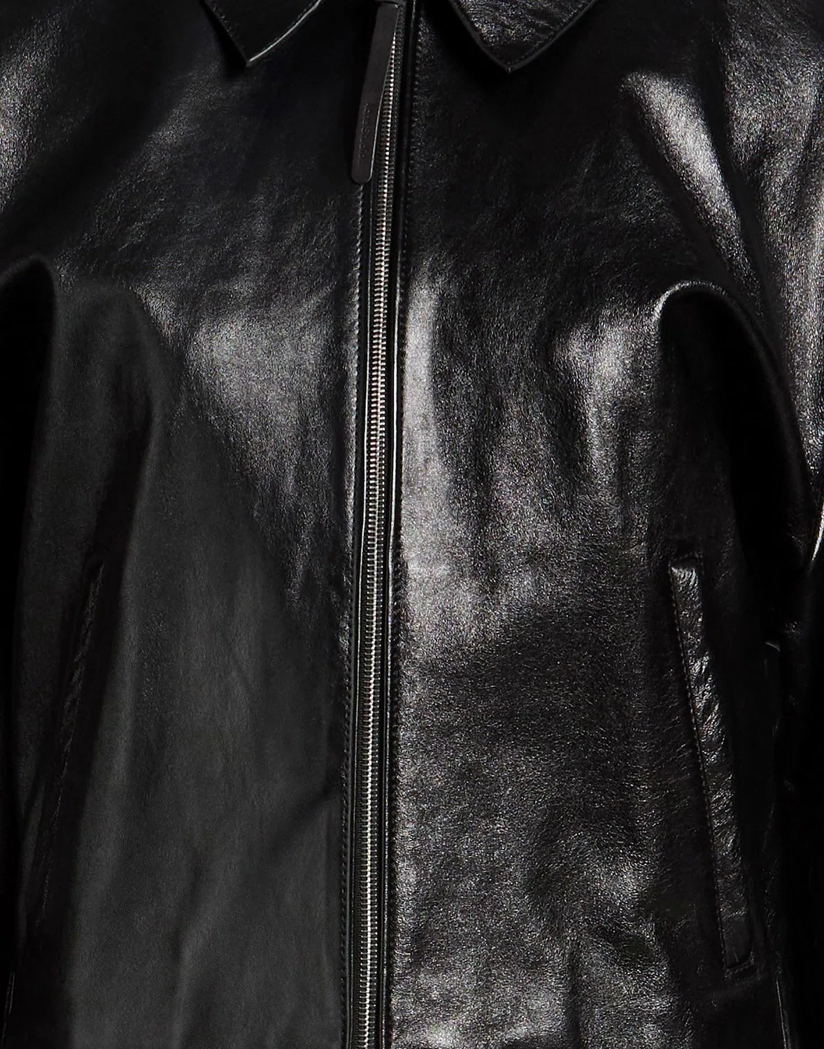 Куртка кожаная ACNE STUDIOS черная — фото 4