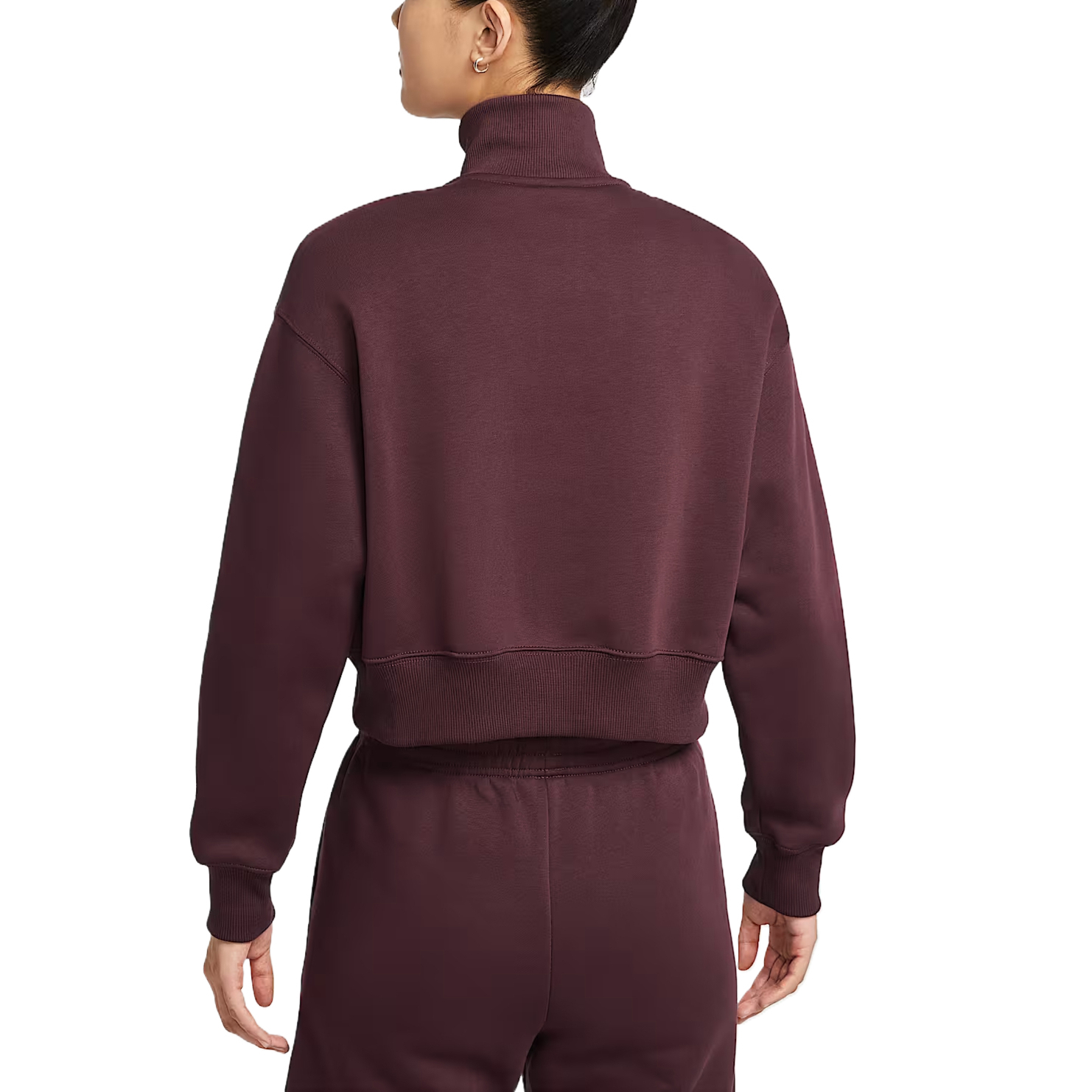 Спортивный свитшот Phoenix Fleece женский Nike, Burgundy — фото 3