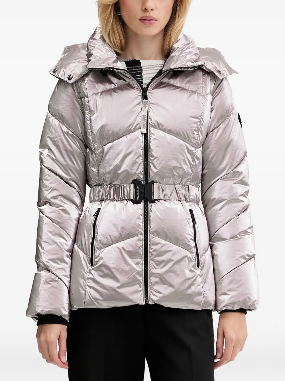 

Стеганая куртка с металлическим эффектом Desigual, серый