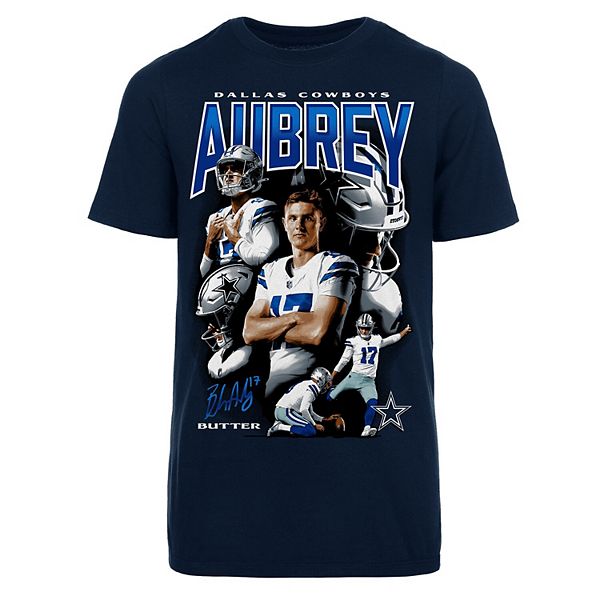 Футболка Youth Brandon Aubrey Navy Dallas Cowboys Fanatics — фото 3