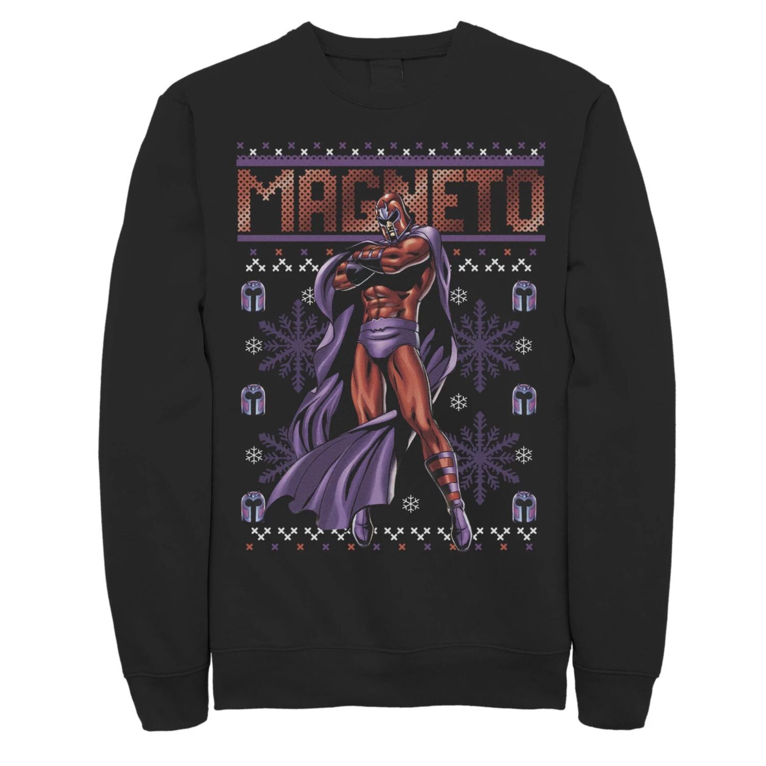 

Мужской флисовый свитер Marvel Magneto Ugly Christmas Licensed Character