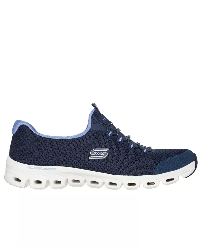 Женские: Glide-Step - повседневные кеды Resilience от Finish Line Skechers, синий — фото 2