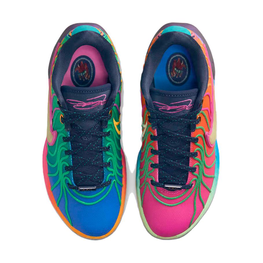 LeBron 21 Optimism GS Nike, сине-красный — фото 3